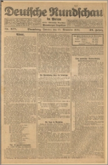 Deutsche Rundschau in Polen. J. 48, 1924, nr 278