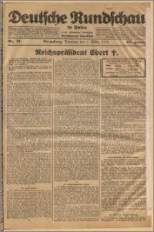 Deutsche Rundschau in Polen. J. 49, 1925, nr 51