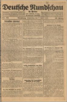 Deutsche Rundschau in Polen. J. 49, 1925, nr 83