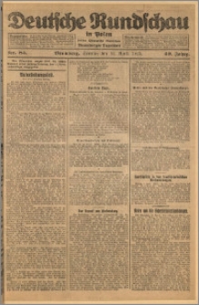 Deutsche Rundschau in Polen. J. 49, 1925, nr 85