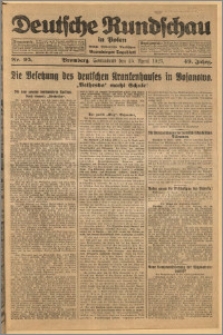 Deutsche Rundschau in Polen. J. 49, 1925, nr 95