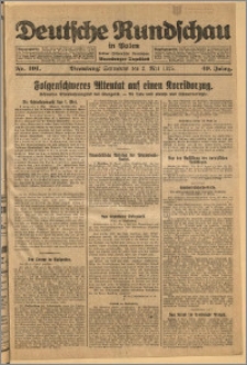 Deutsche Rundschau in Polen. J. 49, 1925, nr 101
