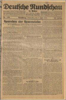 Deutsche Rundschau in Polen. J. 49, 1925, nr 149