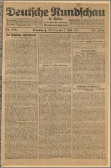 Deutsche Rundschau in Polen. J. 49, 1925, nr 153