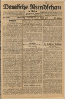 Deutsche Rundschau in Polen. J. 49, 1925, nr 190