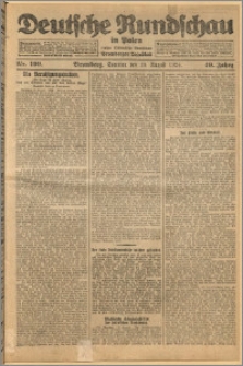 Deutsche Rundschau in Polen. J. 49, 1925, nr 199
