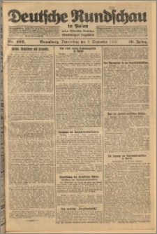 Deutsche Rundschau in Polen. J. 49, 1925, nr 202