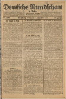 Deutsche Rundschau in Polen. J. 49, 1925, nr 203