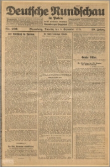 Deutsche Rundschau in Polen. J. 49, 1925, nr 206