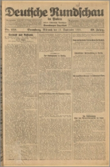 Deutsche Rundschau in Polen. J. 49, 1925, nr 219