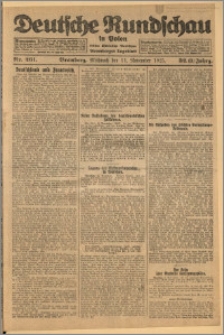 Deutsche Rundschau in Polen. J. 32 (49), 1925, nr 261