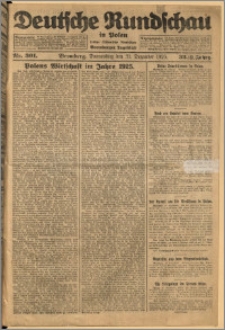 Deutsche Rundschau in Polen. J. 32 (49), 1925, nr 301