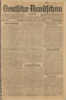Deutsche Rundschau in Polen. J. 33 (50), 1926, nr 83