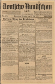 Deutsche Rundschau in Polen. J. 33 (50), 1926, nr 115