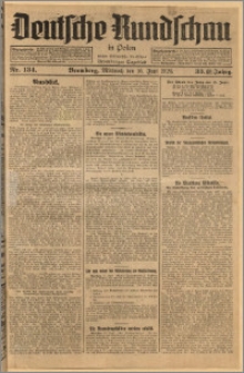 Deutsche Rundschau in Polen. J. 33 (50), 1926, nr 134