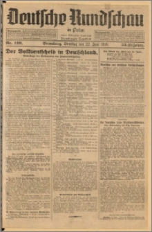 Deutsche Rundschau in Polen. J. 33 (50), 1926, nr 139