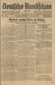 Deutsche Rundschau in Polen. J. 33 (50), 1926, nr 163