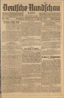 Deutsche Rundschau in Polen. J. 33 (50), 1926, nr 210