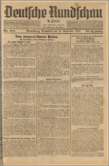 Deutsche Rundschau in Polen. J. 33 (50), 1926, nr 214