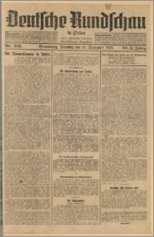 Deutsche Rundschau in Polen. J. 33 (50), 1926, nr 216