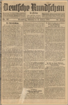 Deutsche Rundschau in Polen. J. 51, 1927, nr 37