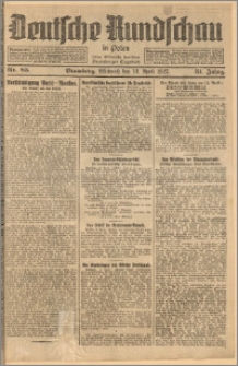 Deutsche Rundschau in Polen. J. 51, 1927, nr 85