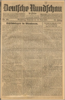 Deutsche Rundschau in Polen. J. 51, 1927, nr 98
