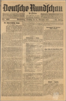 Deutsche Rundschau in Polen. J. 51, 1927, nr 262