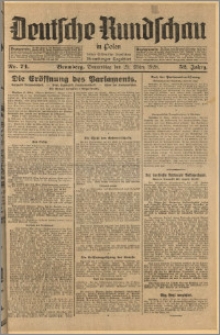 Deutsche Rundschau in Polen. J. 52, 1928, nr 74
