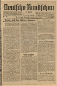 Deutsche Rundschau in Polen. J. 52, 1928, nr 84