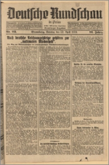 Deutsche Rundschau in Polen. J. 52, 1928, nr 93