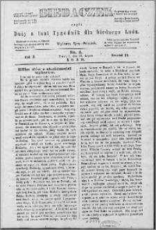 Biedaczek : czyli mały i tani tygodnik dla biednego ludu, 1849.07.27 R. 2 nr 4