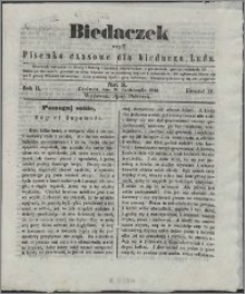 Biedaczek : czyli mały i tani tygodnik dla biednego ludu, 1849.10.10 R. 2 nr 3