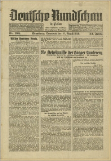 Deutsche Rundschau in Polen. J. 53, 1929, nr 182