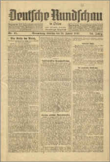 Deutsche Rundschau in Polen. J. 54, 1930, nr 21