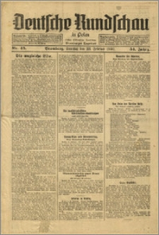 Deutsche Rundschau in Polen. J. 54, 1930, nr 45