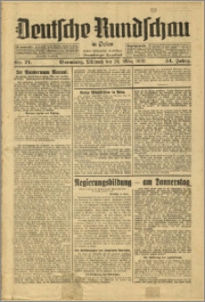 Deutsche Rundschau in Polen. J. 54, 1930, nr 71
