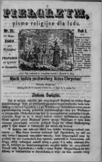 Pielgrzym, pismo religijne dla ludu 1869 rok I nr 20