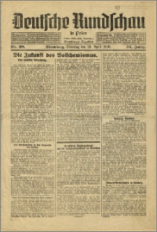 Deutsche Rundschau in Polen. J. 54, 1930, nr 98