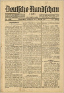 Deutsche Rundschau in Polen. J. 54, 1930, nr 176
