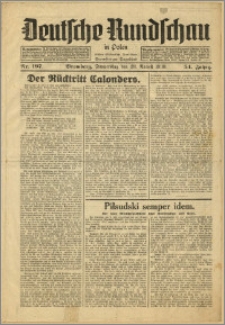 Deutsche Rundschau in Polen. J. 54, 1930, nr 197