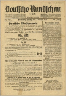 Deutsche Rundschau in Polen. J. 54, 1930, nr 254