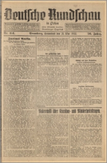 Deutsche Rundschau in Polen. J. 56, 1932, nr 114