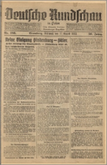 Deutsche Rundschau in Polen. J. 56, 1932, nr 186