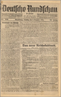 Deutsche Rundschau in Polen. J. 56, 1932, nr 280