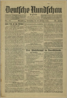 Deutsche Rundschau in Polen. J. 57, 1933, nr 44