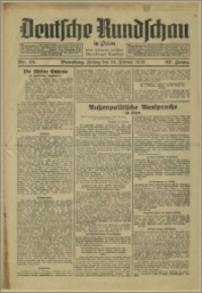 Deutsche Rundschau in Polen. J. 57, 1933, nr 45