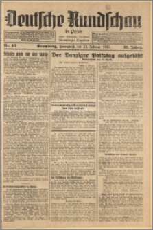 Deutsche Rundschau in Polen. J. 59, 1935, nr 45