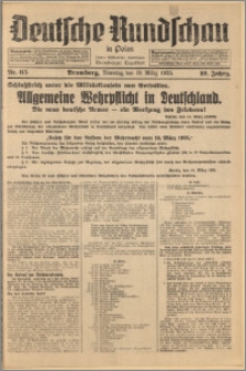 Deutsche Rundschau in Polen. J. 59, 1935, nr 65