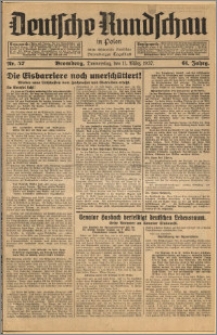 Deutsche Rundschau in Polen. J. 61, 1937, nr 57